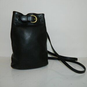 Genuine Vintage COACH #4162 Cornelia Black Leather Backpack Sling Bag